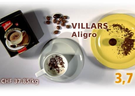 Copeaux de chocolat  Villars, achetés chez Aligro. [Daniel Bron/RTS]