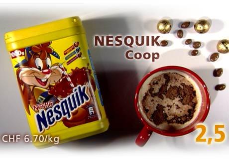 Nesquick, de Coop [Daniel Bron/RTS]