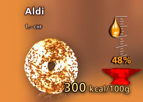Donut Aldi. [RTS - Daniel Bron]