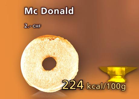 Donut Mc Donald. [RTS - Daniel Bron]