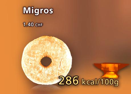 Donut Migros. [RTS - Daniel Bron]
