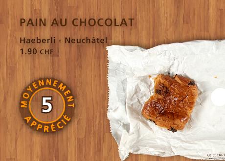 Pain au chocolat, Haeberli. [RTS - Daniel Bron]