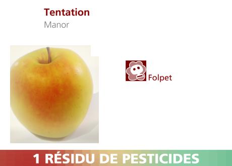 Pommes Tentation de Manor. [RTS]