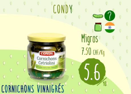 Cornichons vinaigrés - Condy [RTS]