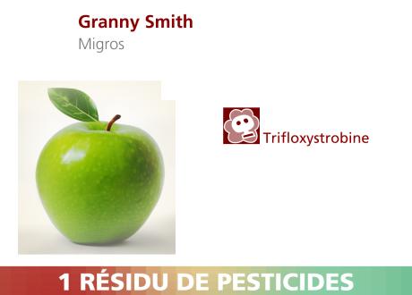Pommes Granny Smith de la Migros. [RTS]