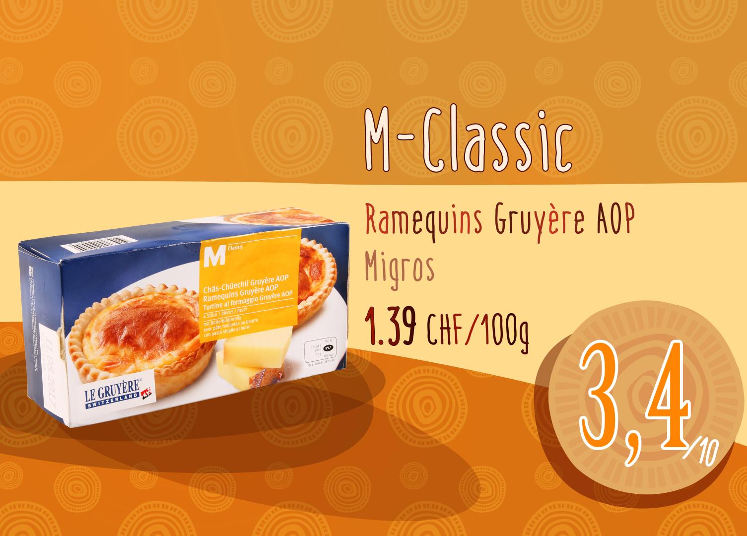 Ramequins Gruyère AOP - M-Classic - Migros.