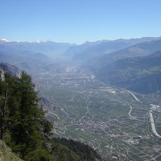 La vallée du Rhône. [Wikimédia - Marc Mongenet]