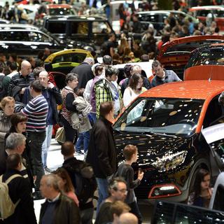 L'automobile attire plusieurs centaines de milliers de visiteurs chaque année au salon de Genève.
Martial Trezzini
Keystone [Keystone - Martial Trezzini]