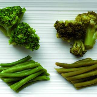 Comparaison des différents types de cuisson des légumes verts. [DR - CFIC]