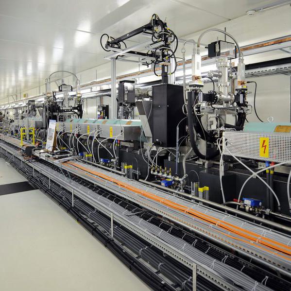 SwissFEL: installation à rayons X à électrons libres à l'Institut Paul Scherrer.
Walter Bieri
Keystone [Walter Bieri]