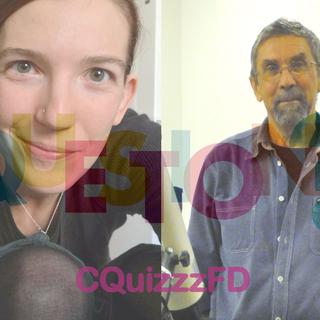 Amandine Berger et Jean-Louis Ricci, les candidats du CQuizzzFD du 22 décembre 2014. [pict rider]