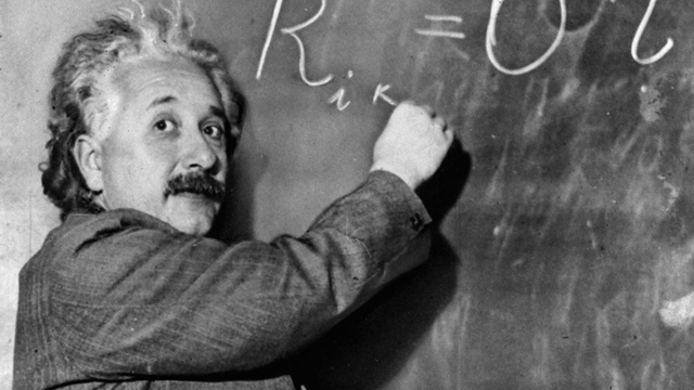 Albert Einstein, auteur de la théorie de la relativité.