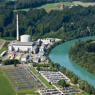 La centrale nucléaire de Mühleberg en bordure de l'Aar.
Alessandro Della Bella
Keystone [Keystone - Alessandro Della Bella]