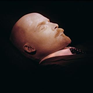 Le corps de Lénine photographié en 1991 dans son mausolée de Moscou.
AFP [AFP]