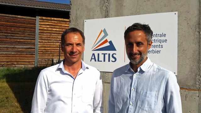 Joël Di Natale et Grégoire Largey. [RTS - Sarah Dirren]