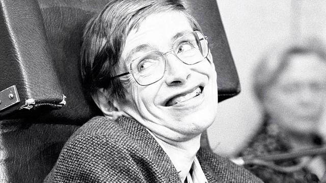 Stephen Hawking en 1991. [AFP - MASAAKI NAKAJIMA / YOMIURI / THE YOMIURI SHIMBUN]