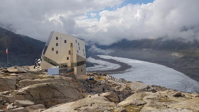 La cabane Monte Rosa.
RTS