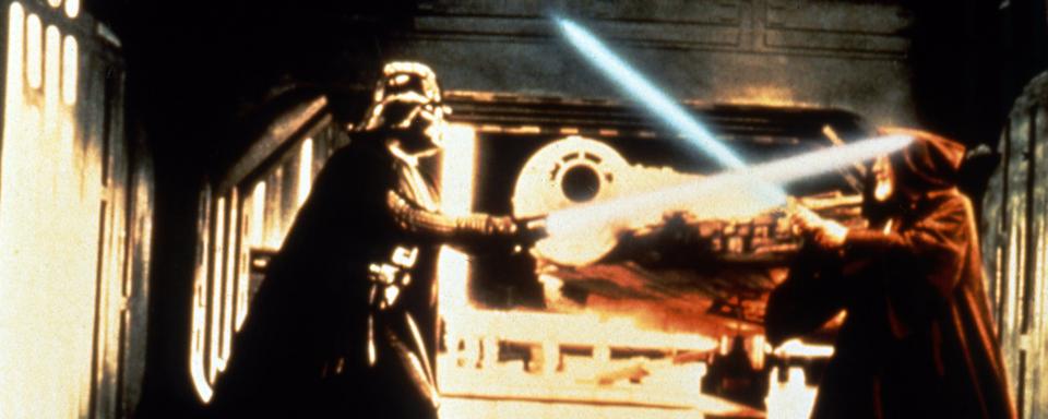 Les fameux sabres laser de "Star Wars".
Lucasfilm/Archives du 7eme Art/Photo12
AFP [Lucasfilm/Archives du 7eme Art/Photo12]