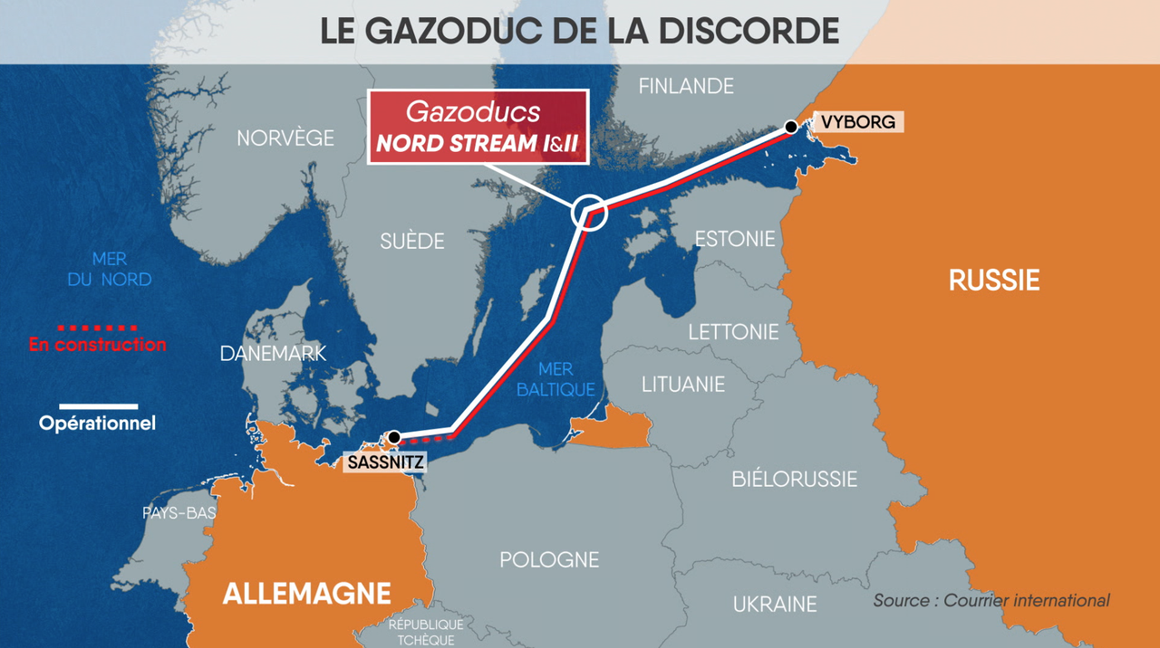 Nordstream 2, le gazoduc de la discorde [RTS - Géopolitis]