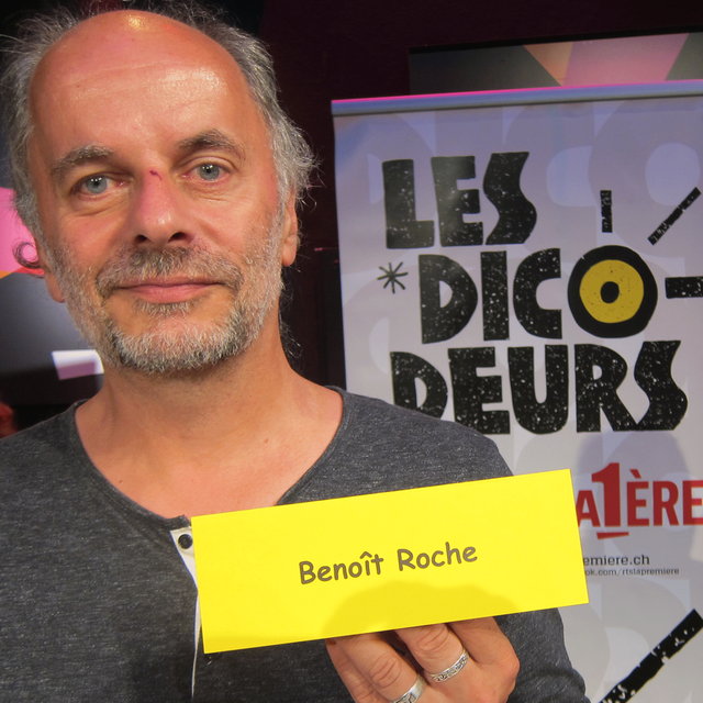 Benoît Roche au Studio 15 de la Radio Télévision Suisse. [RTS]