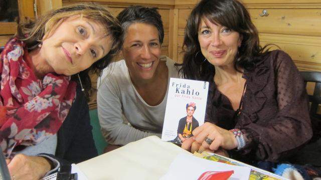 Laurence Bisang, Eloïse Nussbaum et Manuella Maury. [RTS]