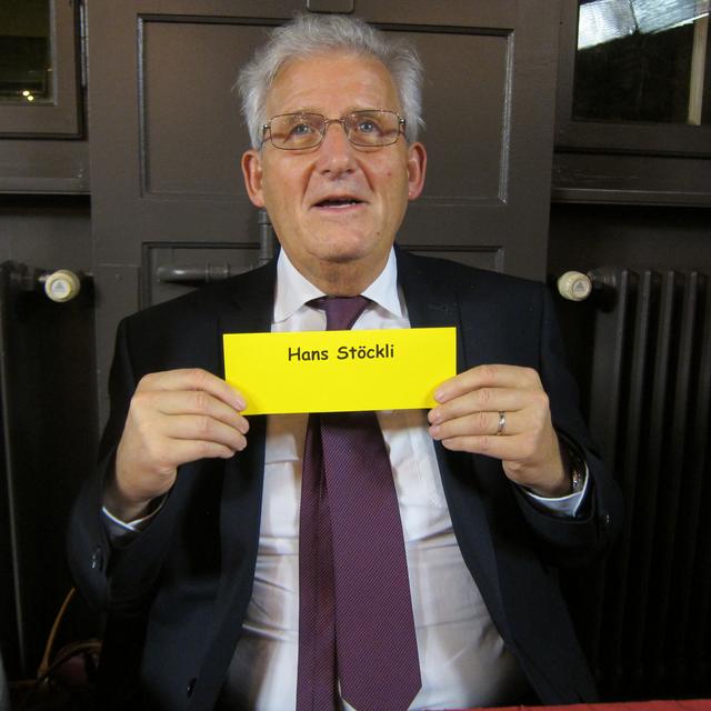Hans Stöckli, avocat et homme politique suisse membre du Parti socialiste. [RTS]