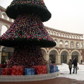 Un arbre de Noël "made in china".