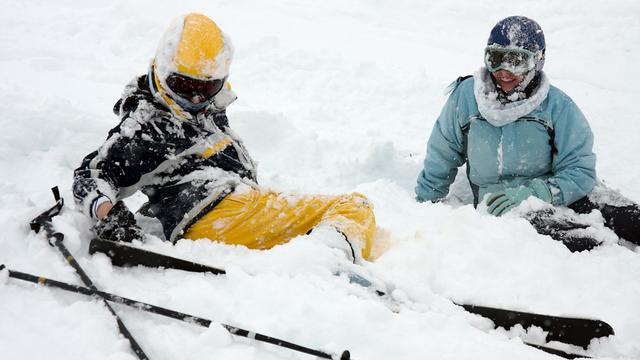Les risques de collision de ski augmentent lors de forte affluence sur les pistes. [Gudellaphoto]