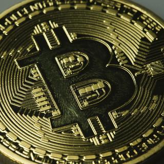 Illustration de la monnaie bitcoin. [Pawel Kopczynski]