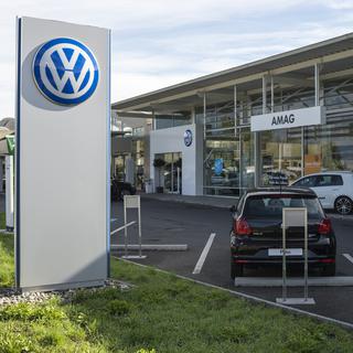 Amag met en ligne le lien qui permet de déterminer les véhicules concernés par le scandale VW. [Keystone - Gian Ehrenzeller]