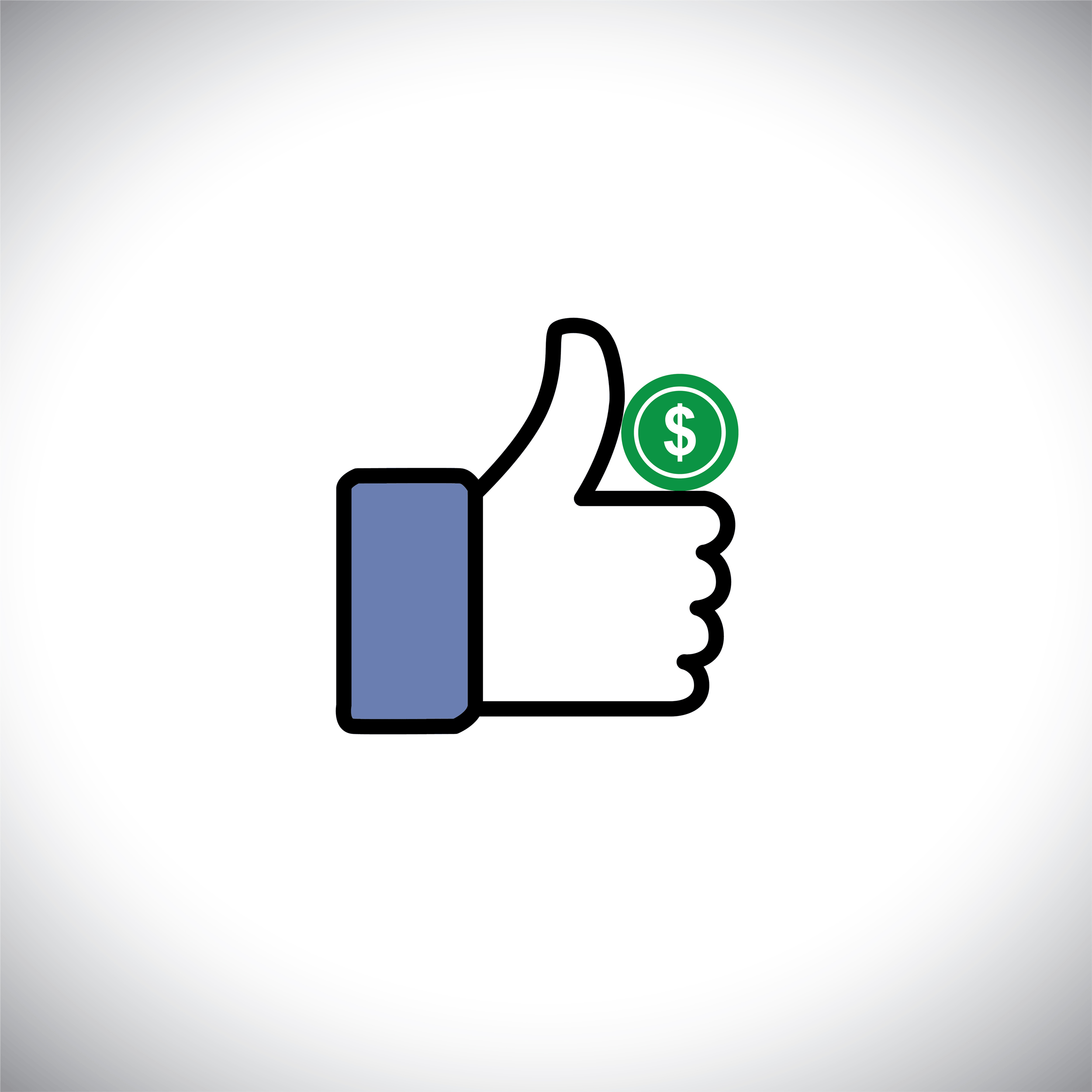 Facebook offre la possibilité de faire des dons. [vectorskills]