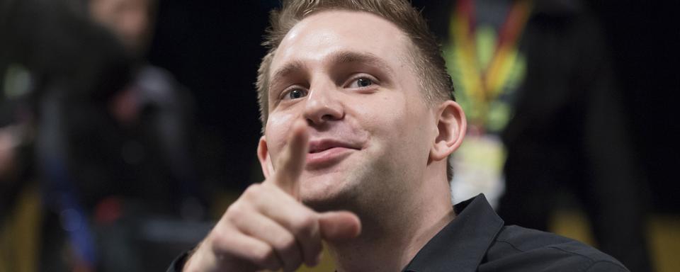 Max Schrems a fait plier Facebook devant la Cour européenne de justice, le 6 octobre 2015. [AFP - John Thys]