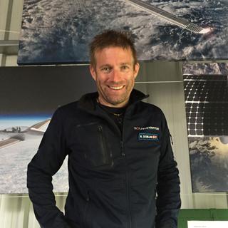 Raphaël Domjan, éco-explorateur, fondateur et pilote du projet SolarStratos. [RTS - Pauline Vrolixs]
