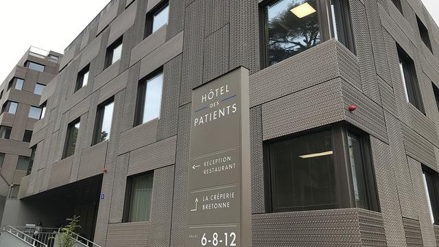 L'hôtel des patients du CHUV à Lausanne. [RTS]