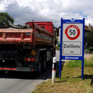 Bienvenue à Daillens (VD). [RTS - Bastien Von Wyss]