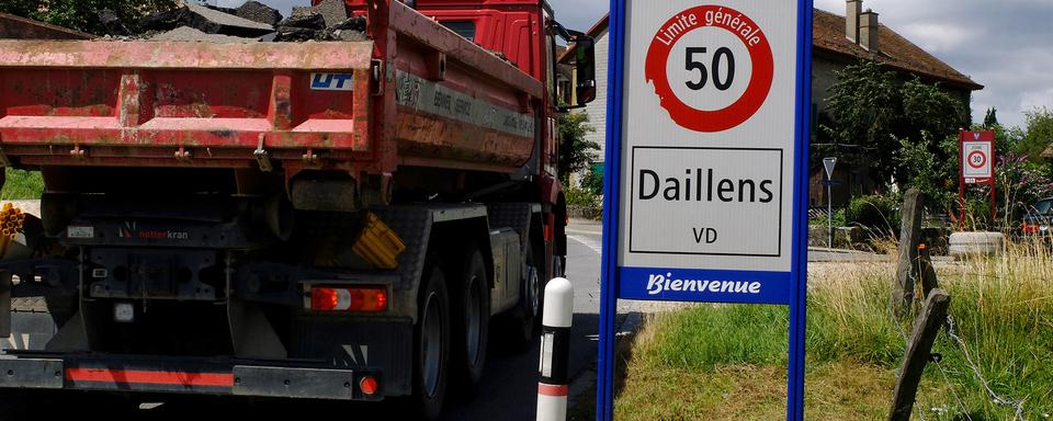 Bienvenue à Daillens (VD). [RTS - Bastien Von Wyss]