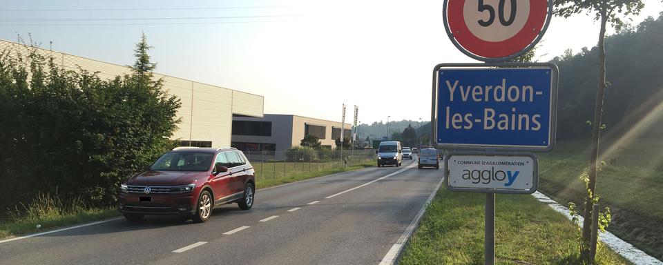 "On en parle" ramène sa fraise à Yverdon-les-Bains (VD), le lundi 23 juillet 2018. [RTS - Isabelle Fiaux]