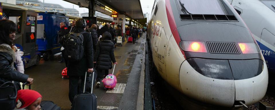 La grève SNCF devrait reprendre ce mardi 3 avril 2018. [AFP - Ludovic Marin]