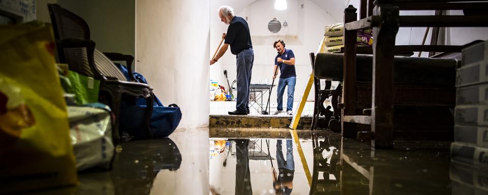 En 2018, les habitants de Lausanne avaient déjà été confrontés à des inondations. [Keystone - Valentin Flauraud]