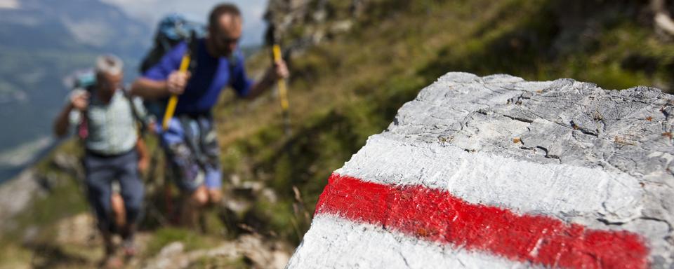 La montagne est à haut risque cet été enr aison de la canicule. [Keystone - Alessandro della Bella]