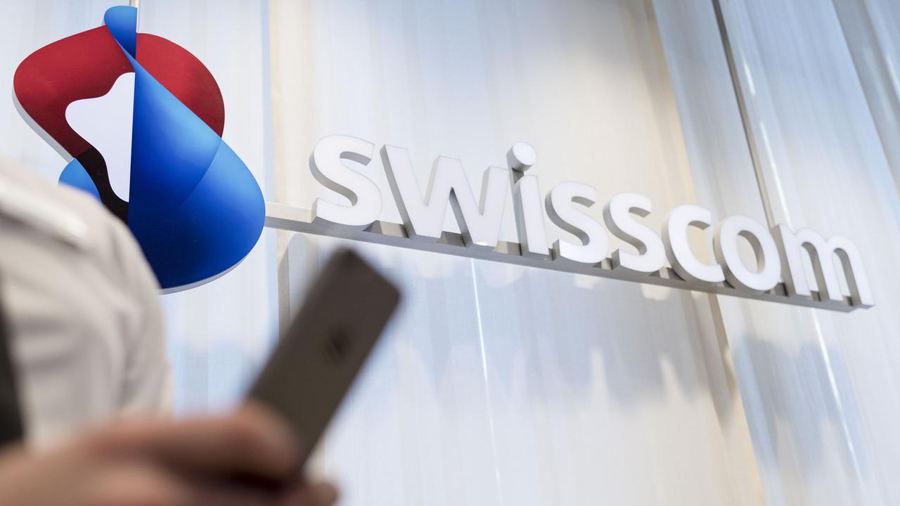 Swisscom dévoile par erreur sa performance 2022 en demi-teinte. [Keystone - Christian Beutler]