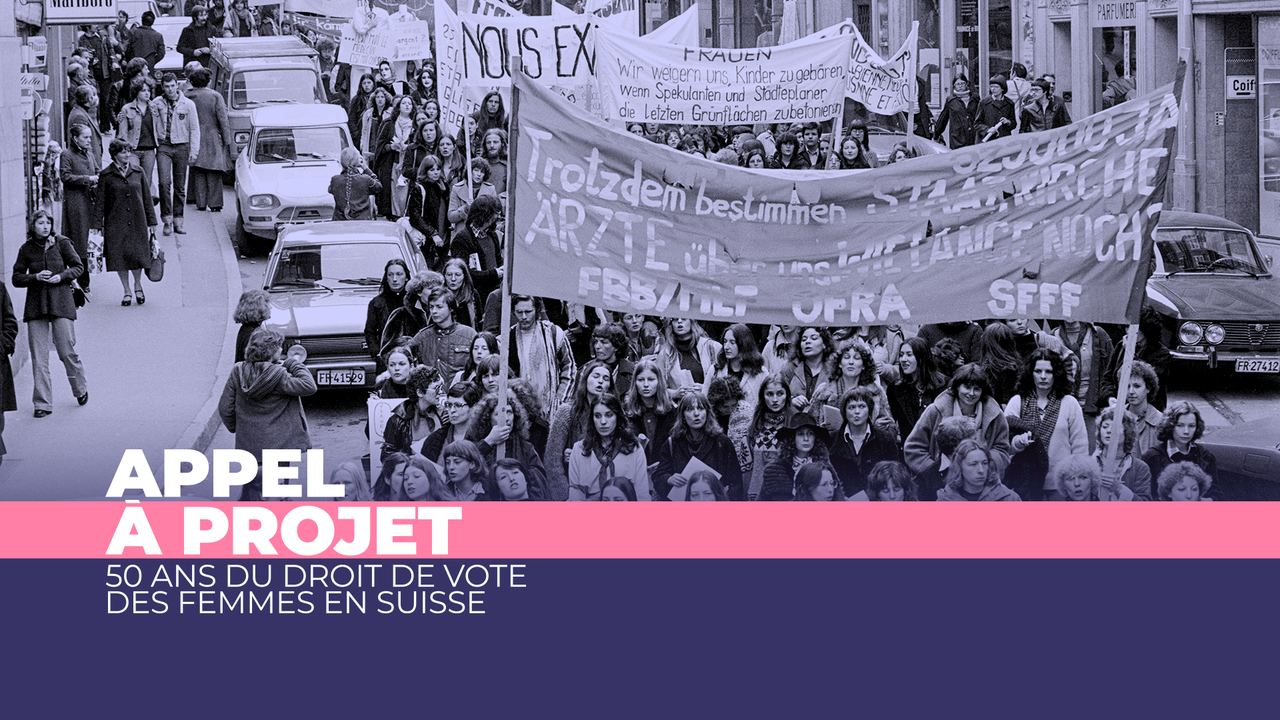 Appel à Projet - 50ans Droit De Vote Femmes [RTS]