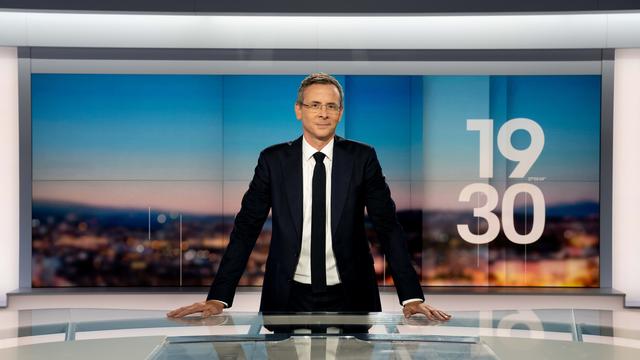 Philippe Revaz sur le plateau du 19h30 [RTS - Philippe Christin]