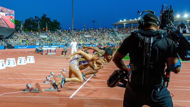 Captation d'Athletissima [RTS - Laurent Bleuze]