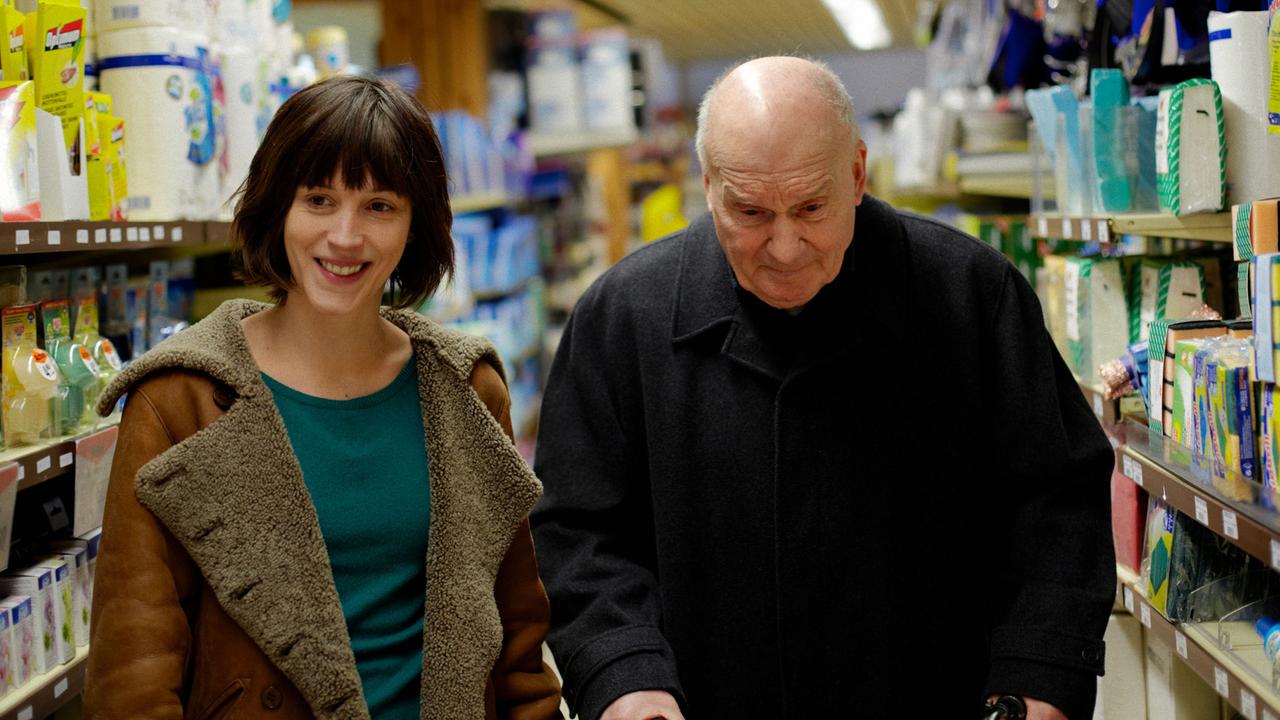 Michel Bouquet et Florence Loiret Caille dans "La Petite Chambre"