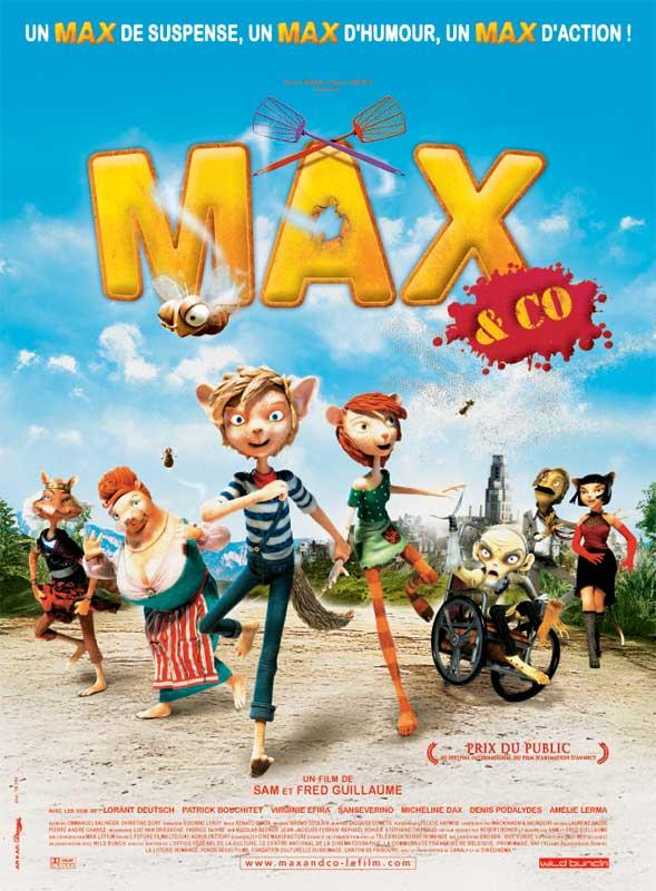L'affiche du film "Max & co", un long métrage d'animation des frères Samuel et Frédéric Guillaume. [Wild Bunch Distribution - Frédéric et Samuel Guillaume]