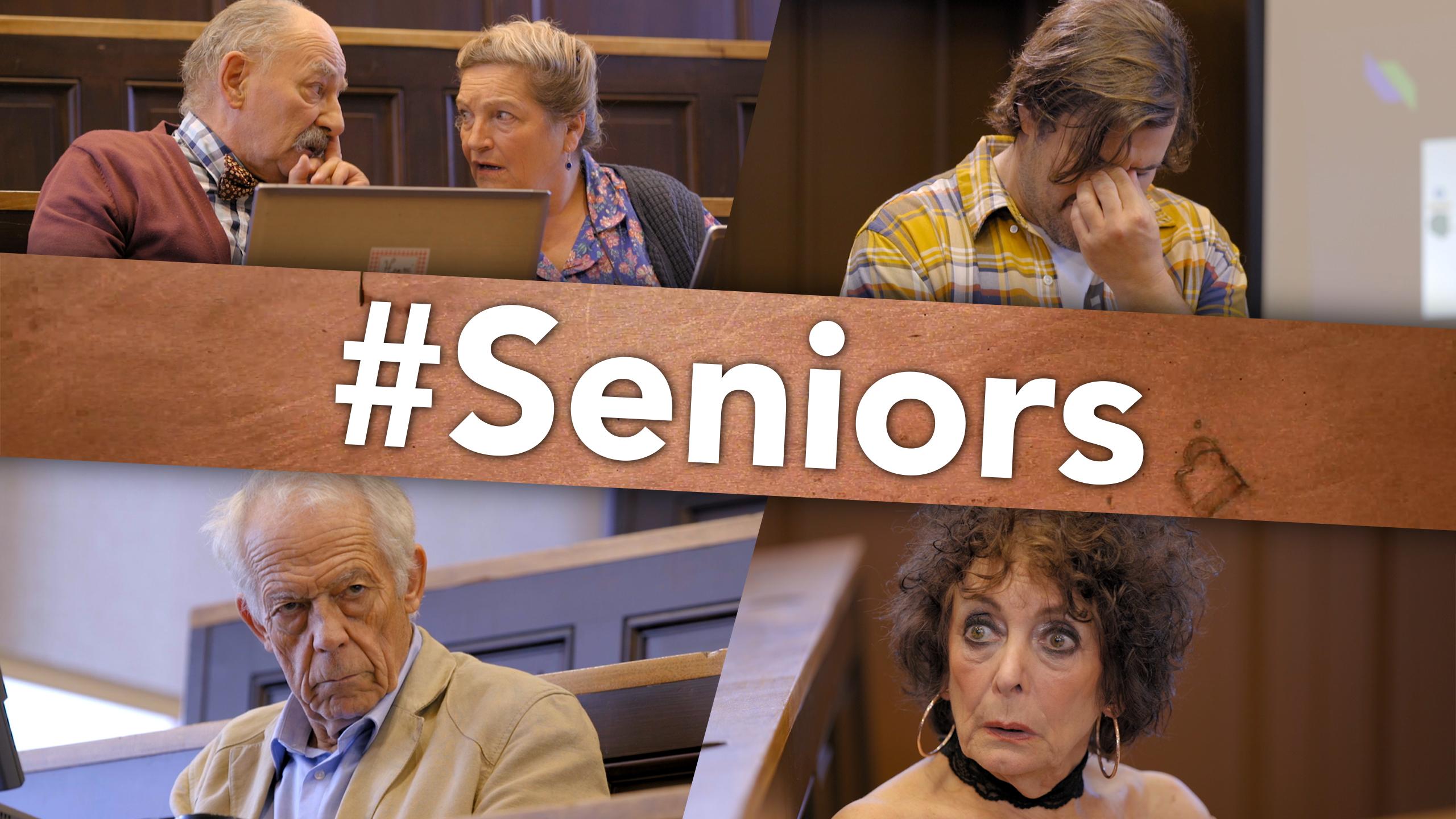 #Seniors, une websérie coproduite par la RTS. [RTS - Bad Taste Pictures]