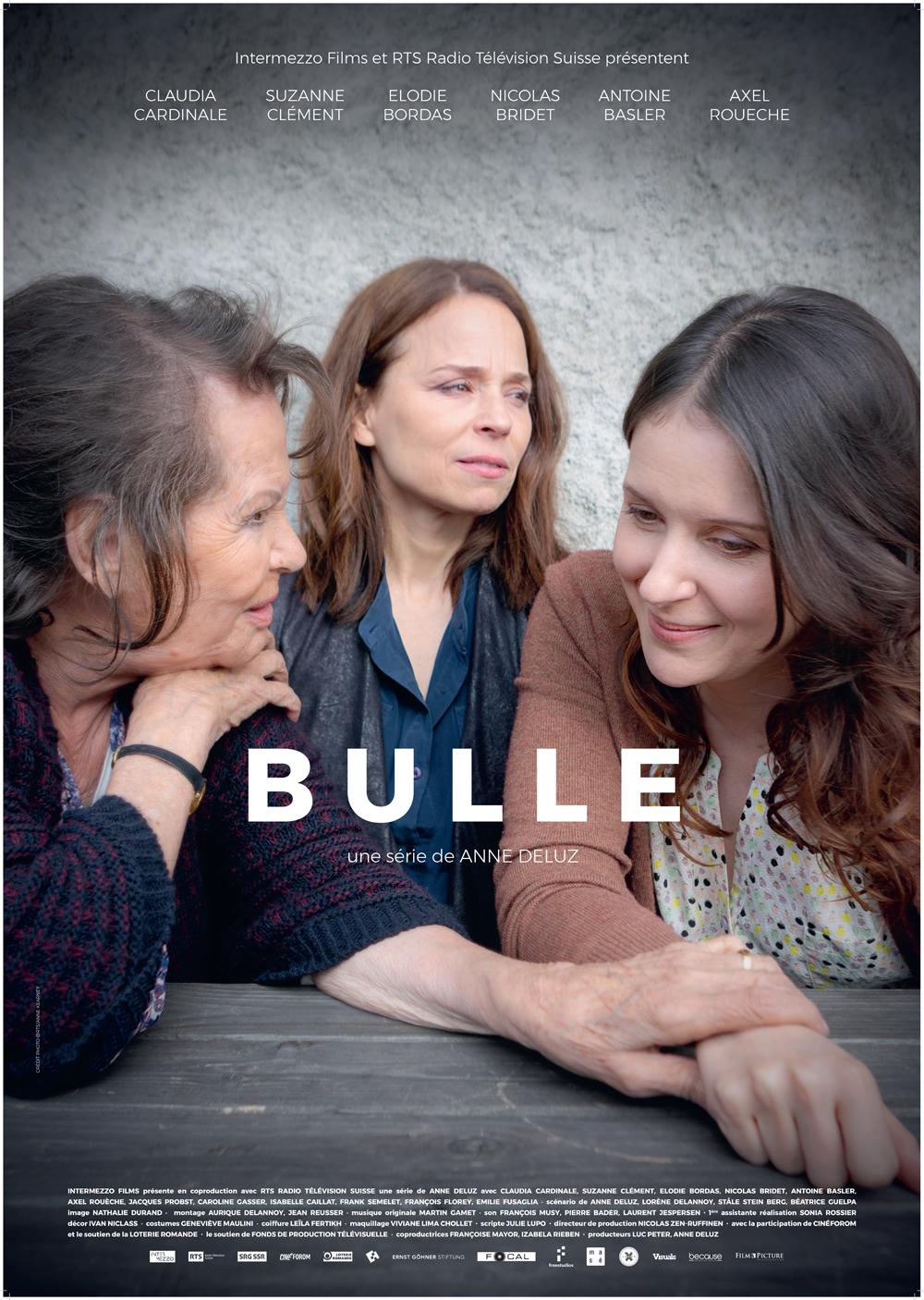 L'affiche de la série d'Anne Deluz, "Bulle". [RTS]