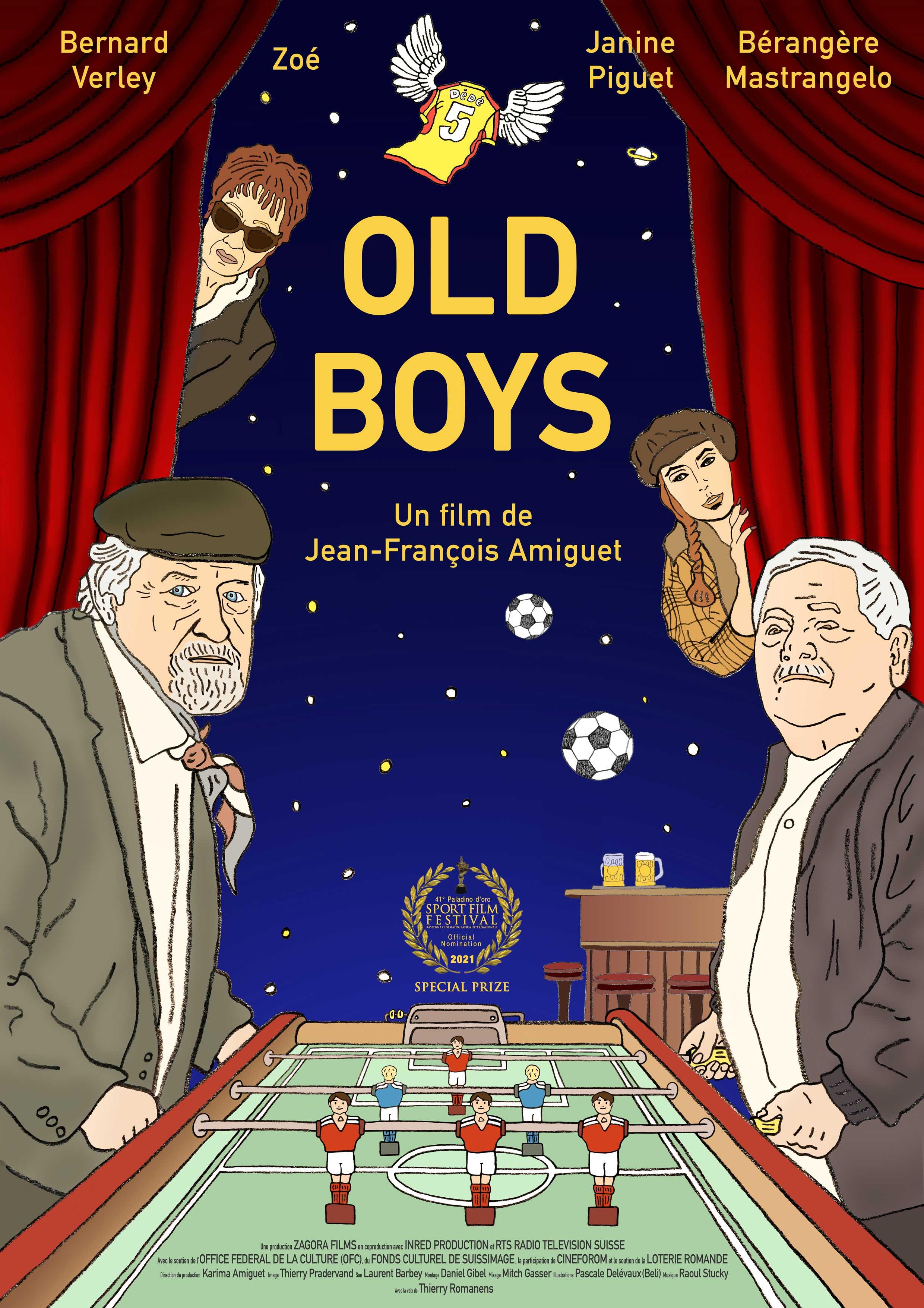 L'affiche du film "Old Boys", un long métrage de Jean-François Amiguet. [old-boys.ch - Zagora Films]