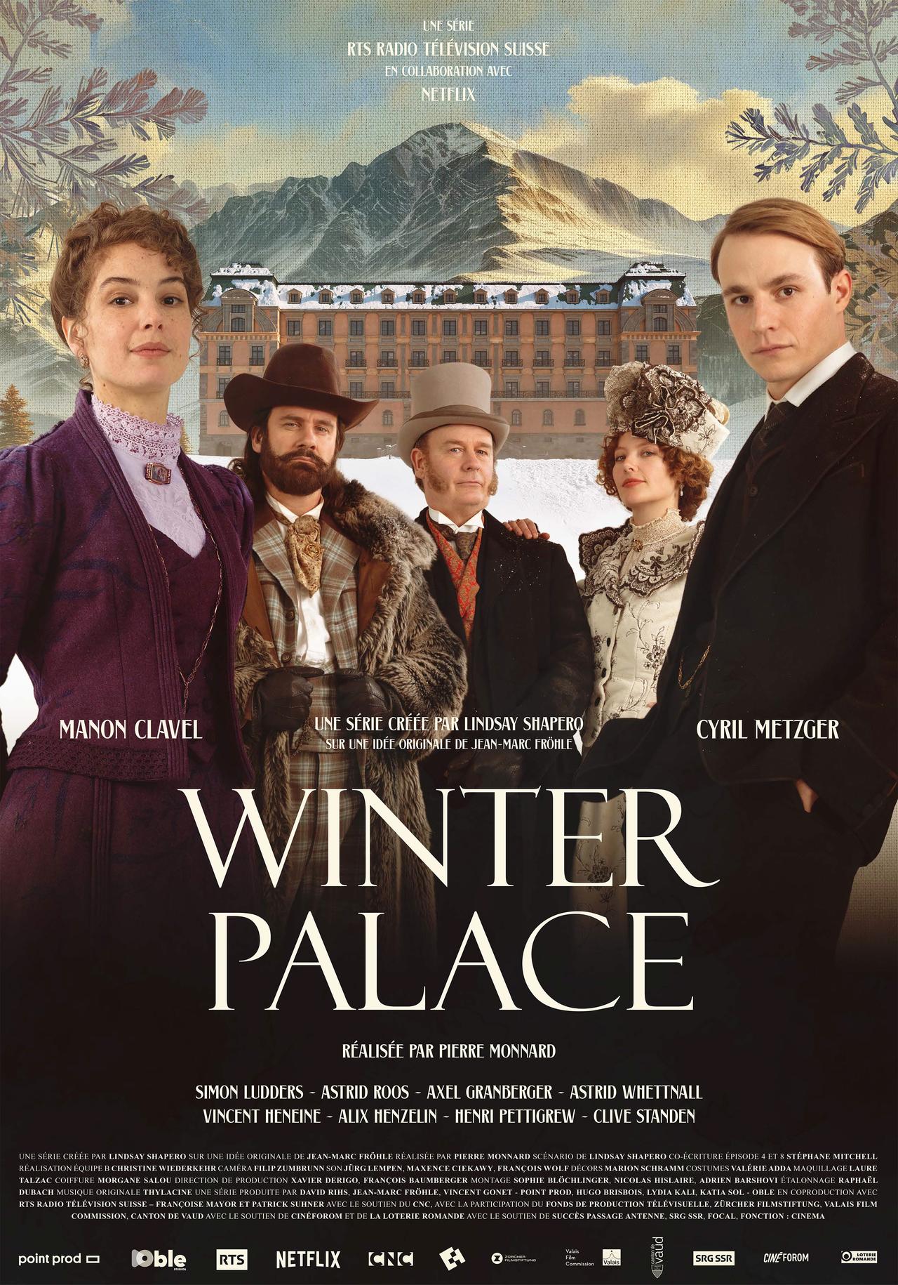 L'affiche de "Winter Palace". [RTS / Point Prod / Oble / Netflix - @RTS/Jay Louvion]